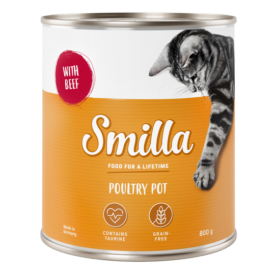 Smilla-siipikarjapata 6 x 800 g - siipikarja & nauta
