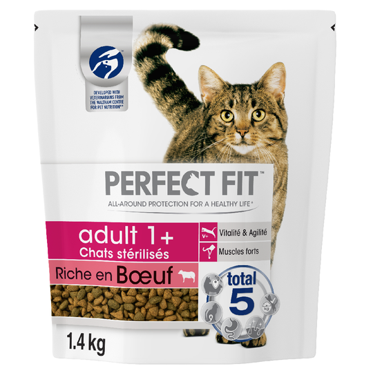 Perfect Fit Sterile 1+ Rich in Beef - 1,4 kg