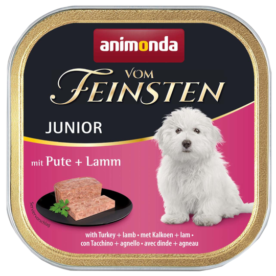 Animonda Vom Feinsten Junior 6 x 150 g - kalkkuna & lammas