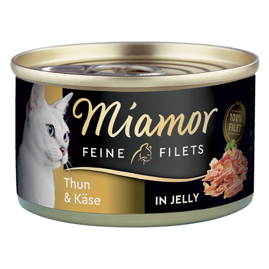 Miamor Fine Filets 1 x 100 g - tonnikala & juusto hyytelössä