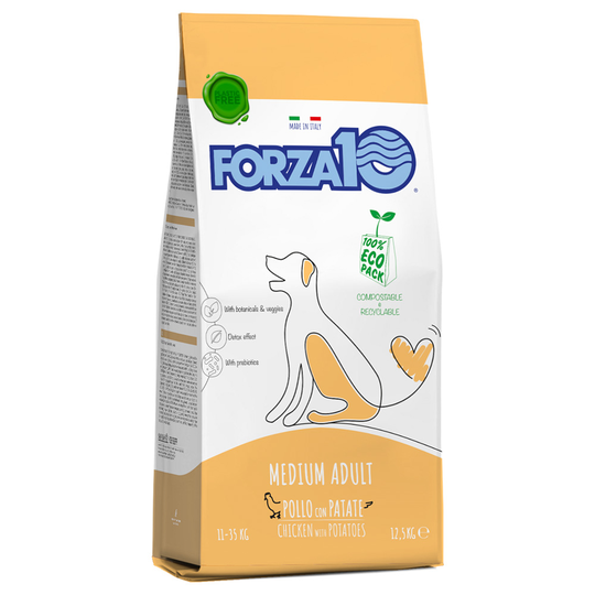 Forza 10 Medium Maintenance kana & peruna - säästöpakkaus: 2 x 12,5 kg
