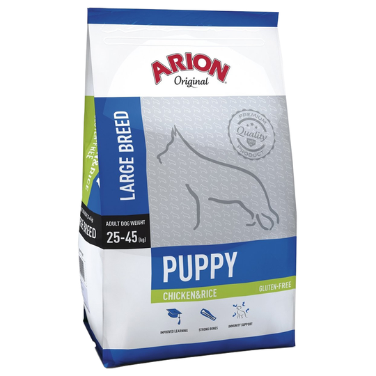 Arion Original Puppy Large Breed Chicken & Rice - säästöpakkaus: 2 x 12 kg