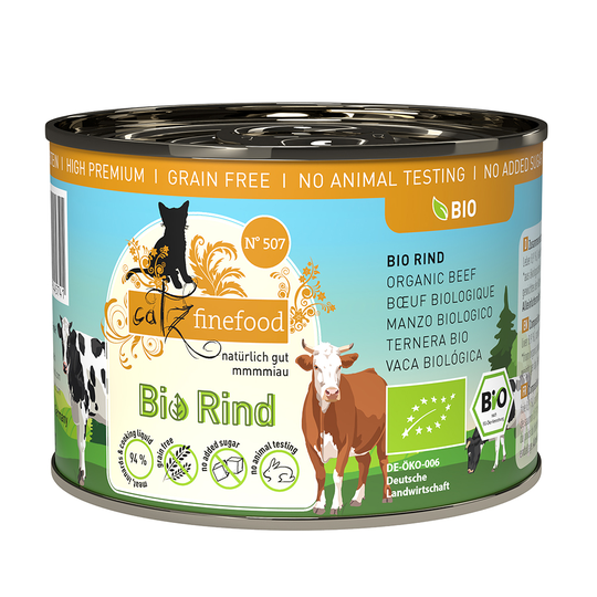 Catz finefood Luomu 24 x 200 g - No. 507 luomunauta