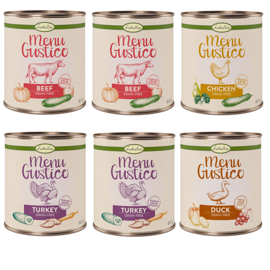 Lukullus Menu Gustico -lajitelma - 6 x 800 g (4 makua)