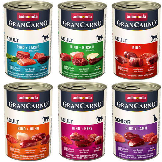 Animonda GranCarno Original -säästöpakkaus 24 x 400 g - mix 1, 6 makua