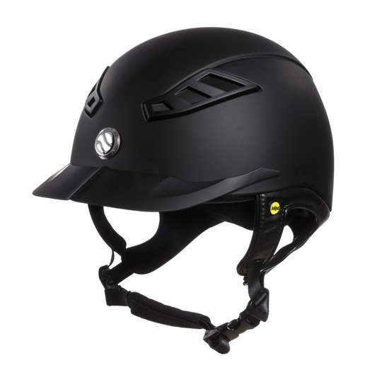 Ratsastuskypärä Back on Track EQ3 Lynx Smooth Top - Black - Ilmainen toimitus (L (59-61))