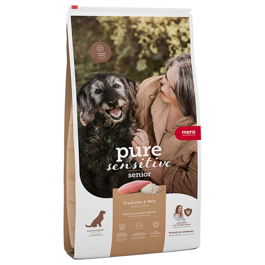 MERA Pure Sensitive Senior Turkey & Rice - 12,5 kg