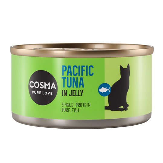 Cosma Original hyytelössä 6 x 170 g - Tyynenmeren tonnikala