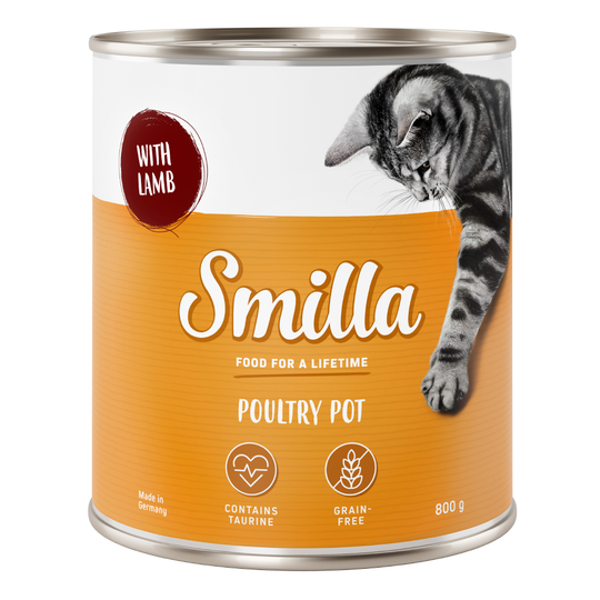 Smilla-siipikarjapata 6 x 800 g - siipikarja & lammas