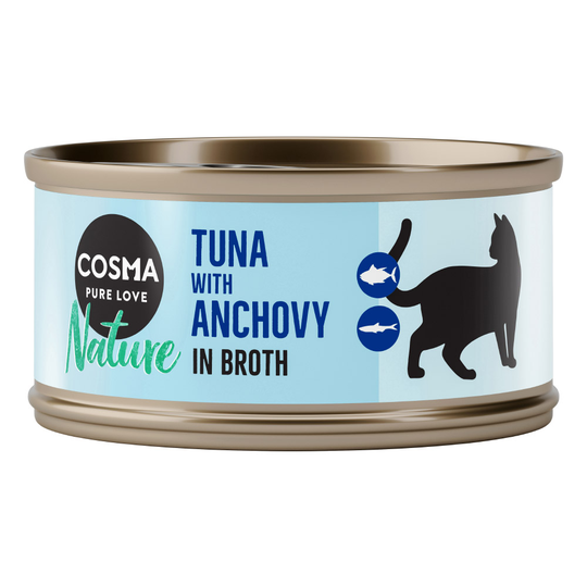 Cosma Nature 6 x 70 g - tonnikala & sardelli