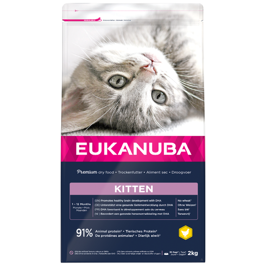 2 x 2 kg Eukanuba-kissanruokaa erikoishintaan! - Healthy Start Kitten