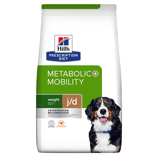 Hill's Prescription Diet Canine -säästöpakkaus: 2 x suurpakkaus - Metabolic + Mobility Weight + Joint Care - kana (2 x 12 kg)
