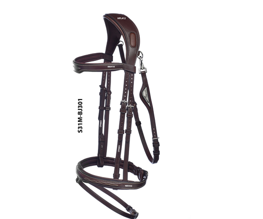 Equiline Anatomiset JP Suitset - Ruskea (Cob)