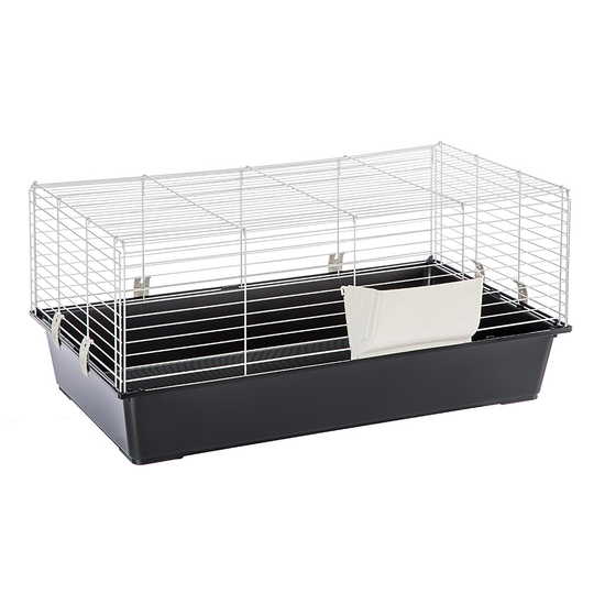 Ferplast Piggy Basic -pieneläinhäkki - musta: P 95 x L 57 x K 46 cm
