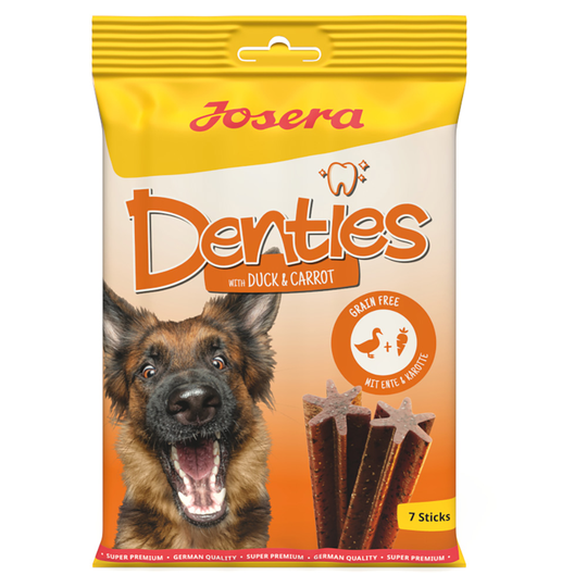 Josera Denties ankka & porkkana - säästöpakkaus: 2 x 180 g