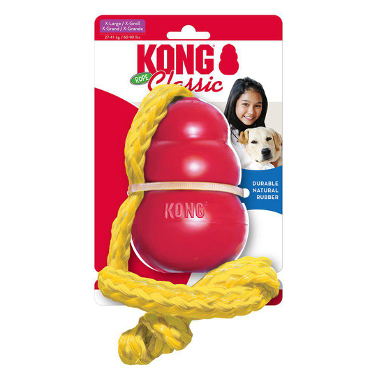 Kong Classic with rope, XL