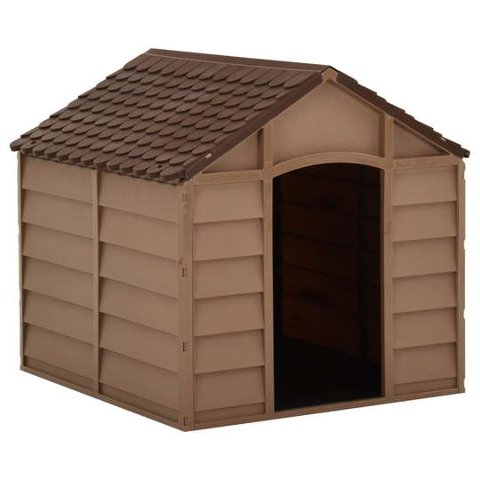 vidaXL Koirankoppi ruskea 71x71,5x68 cm