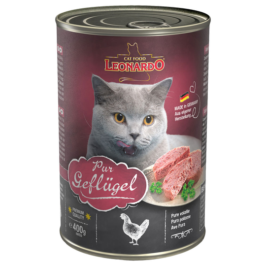 Leonardo All Meat 6 x 400 g - siipikarja