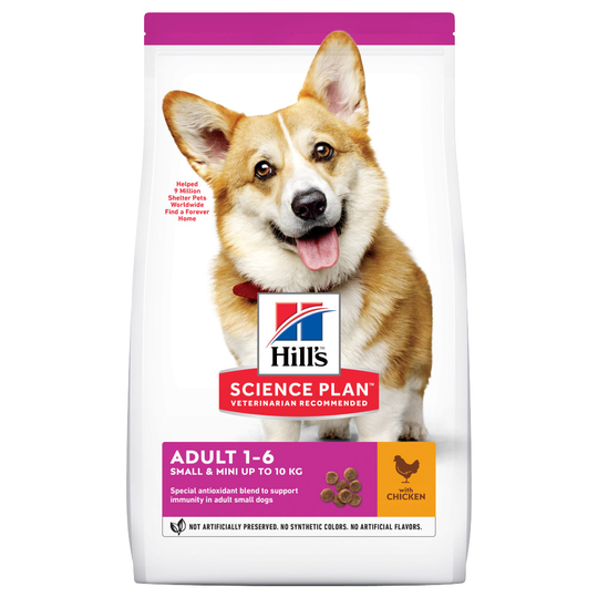 Hill's Science Plan Adult 1-6 Small & Mini Chicken - 3 kg