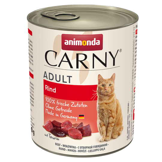 Animonda Carny Adult -säästöpakkaus 24 x 800 g - nauta