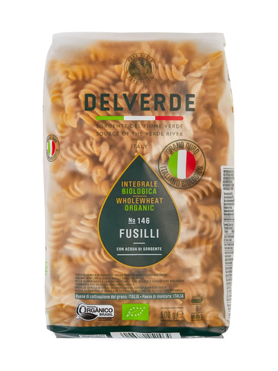 Organic wholemeal fusilli nr. 146 -luomupasta 500 g