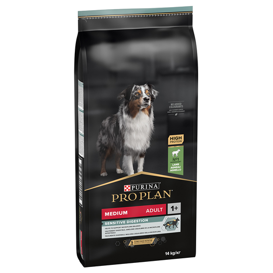 PRO PLAN Medium Adult Lamb & Rice OPTIDIGEST - 14 kg