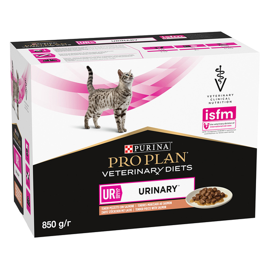 Purina Pro Plan Veterinary Diets Feline UR ST/OX - Urinary, lohi - 10 x 85 g