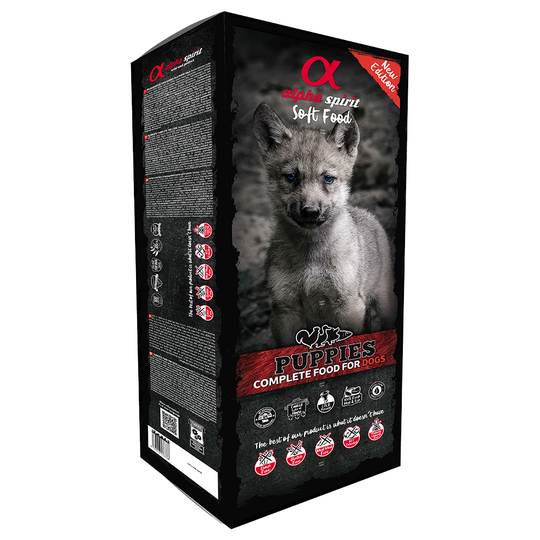 Alpha Spirit Semi-Moist Complete Puppies -Säästöpakkaus: 2 x 9 kg