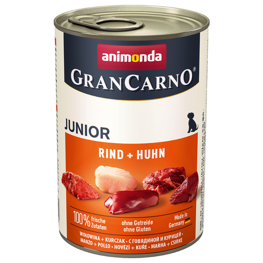 Animonda GranCarno Original Junior 6 x 400 g - nauta & kana