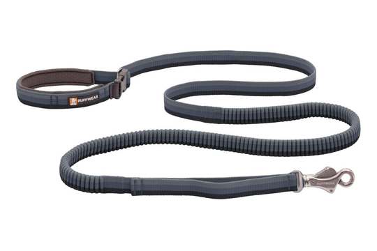 Ruffwear Roamer Bungee 2021- Säädettävä Talutushihna- Granite Gray (1,7 - 2,1 m)