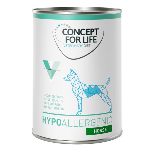 Concept for Life Veterinary Diet Hypoallergenic, hevosenliha - 6 x 400 g