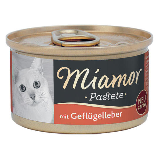 Miamor Pâté -säästöpakkaus 24 x 85 g - siipikarjanmaksa