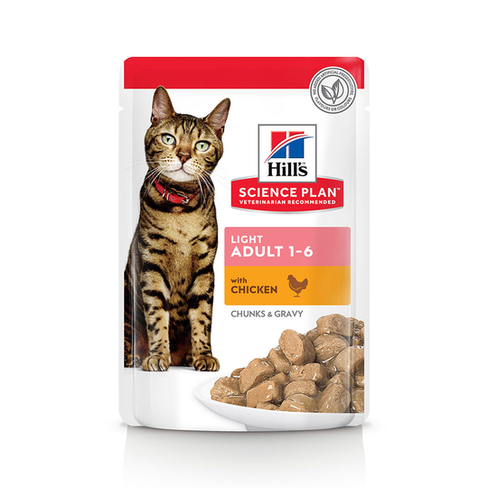 Hill's Science Plan Adult Light - 12 x 85 g Chicken