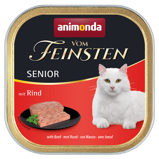 Animonda vom Feinsten Adult -säästöpakkaus 32 x 100 g - Senior (3 makua)