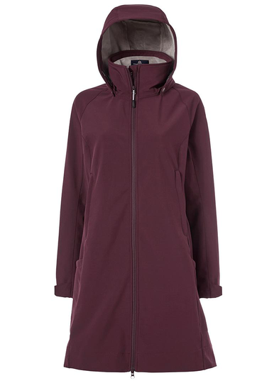 Mountain Horse Stella Softshell Parka - Burgundy (XXL)