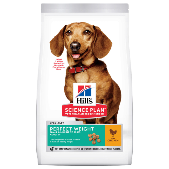 Hill's Science Plan Adult 1+ Perfect Weight Small & Mini Chicken - 6 kg