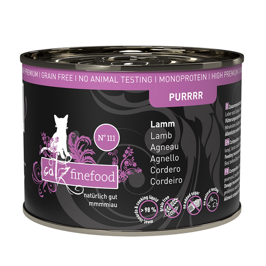 catz finefood Purrrr -purkkiruoka 6 x 200 g - No. 111 karitsa (6 x 200 g)
