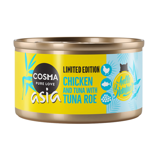 Cosma Asia Limited Edition: kana, tonnikala & tonnikalanmäti - 6 x 85 g