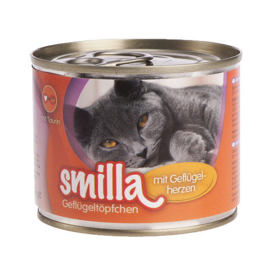 Smilla-siipikarjapata -säästöpakkaus 24 x 200 g - siipikarja & siipikarjansydän