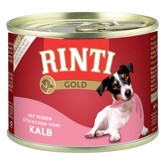 RINTI Gold -säästöpakkaus 24 x 185 g - vasikanlihapalat