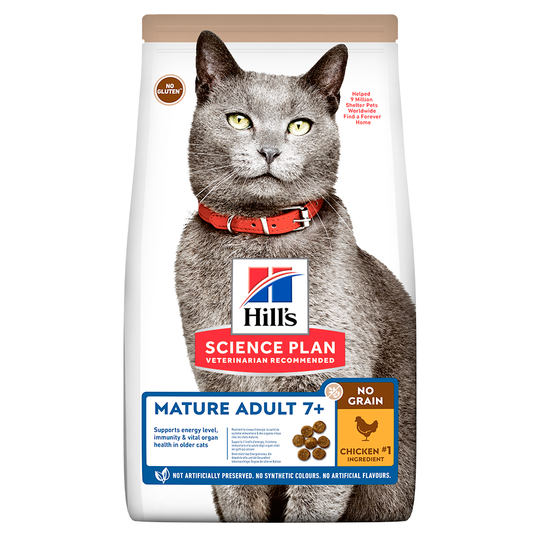 Hill's Science Plan Mature Adult 7+ No Grain Chicken - 3 x 1,5 kg