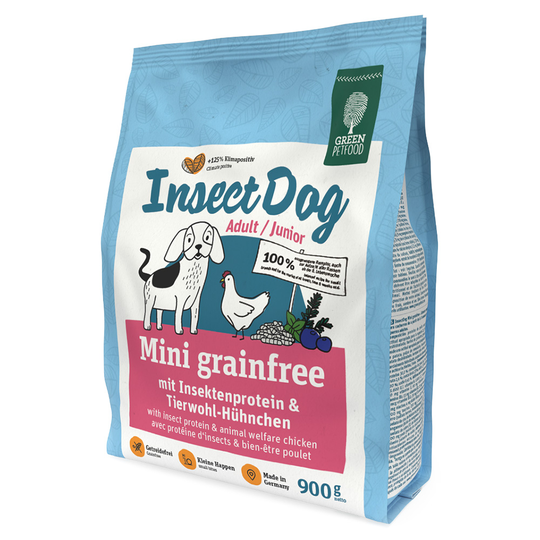 Green Petfood InsectDog Mini Grainfree - säästöpakkaus: 5 x 900 g