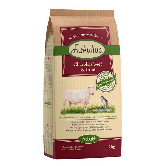 Lukullus Charolais-Beef & Trout - 1,5 kg