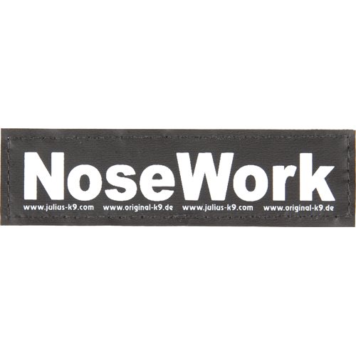 Julius-K9 Powerharness -tarranauhamerkki - NoseWork (Pieni 11x3 cm)