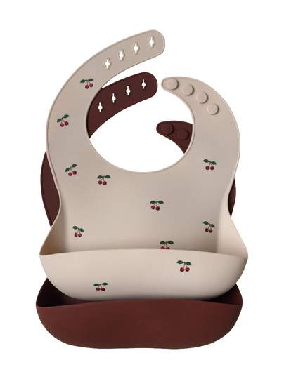 Silicone bib -ruokakaukalo 2 kpl