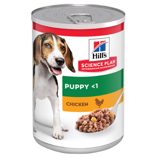 12 x 370 g Hill's Science Plan -märkäruoka: 9 + 3 kaupan päälle! - Puppy