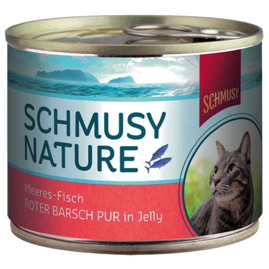 Schmusy Nature Fish - 12 x 185 g puna-ahven