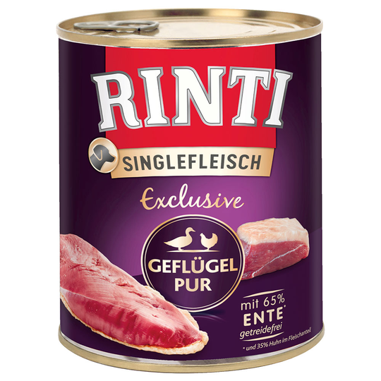 RINTI Single 6 x 800 g - siipikarja