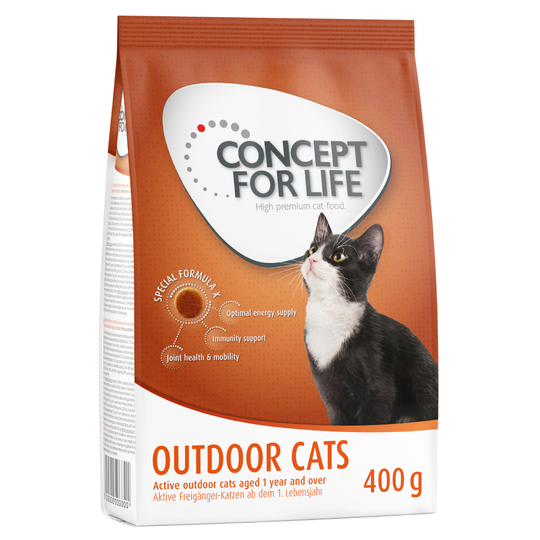 Concept for Life Outdoor Cats - paranneltu koostumus! - 400 g