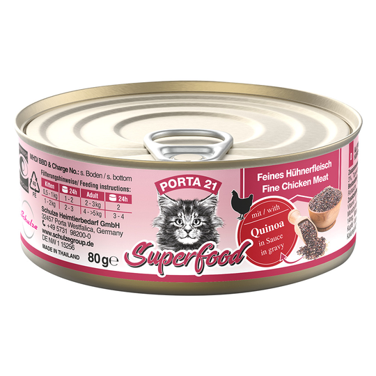 Porta 21 Superfood 24 x 80 g - kanaa ja kvinoaa